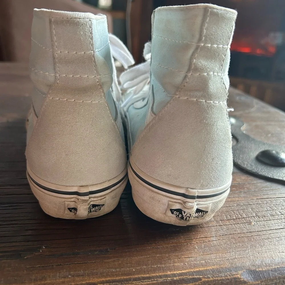 Vans White High-Top Sneakers